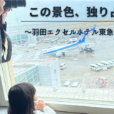 【宿泊レビュー】羽田エクセルホテル東急で飛行機ビューを独り占め！